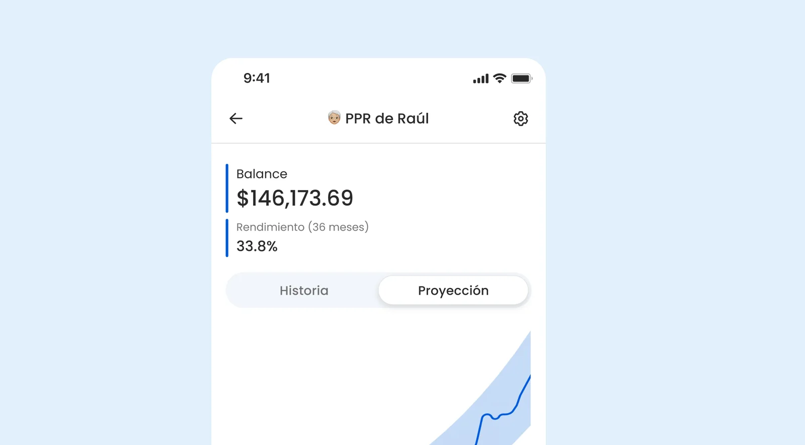 Imagen de Fintual: plan personal de retiro en la aplicación