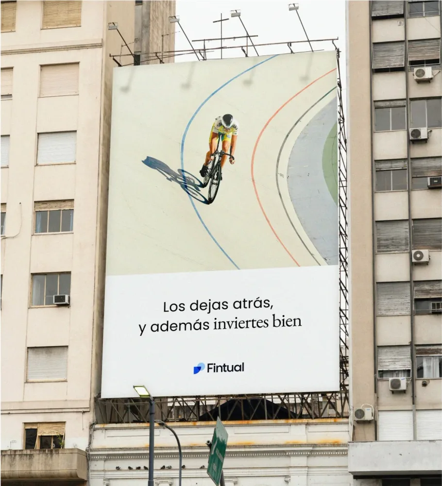 Imagen de Fintual: espectacular de su campaña de marca