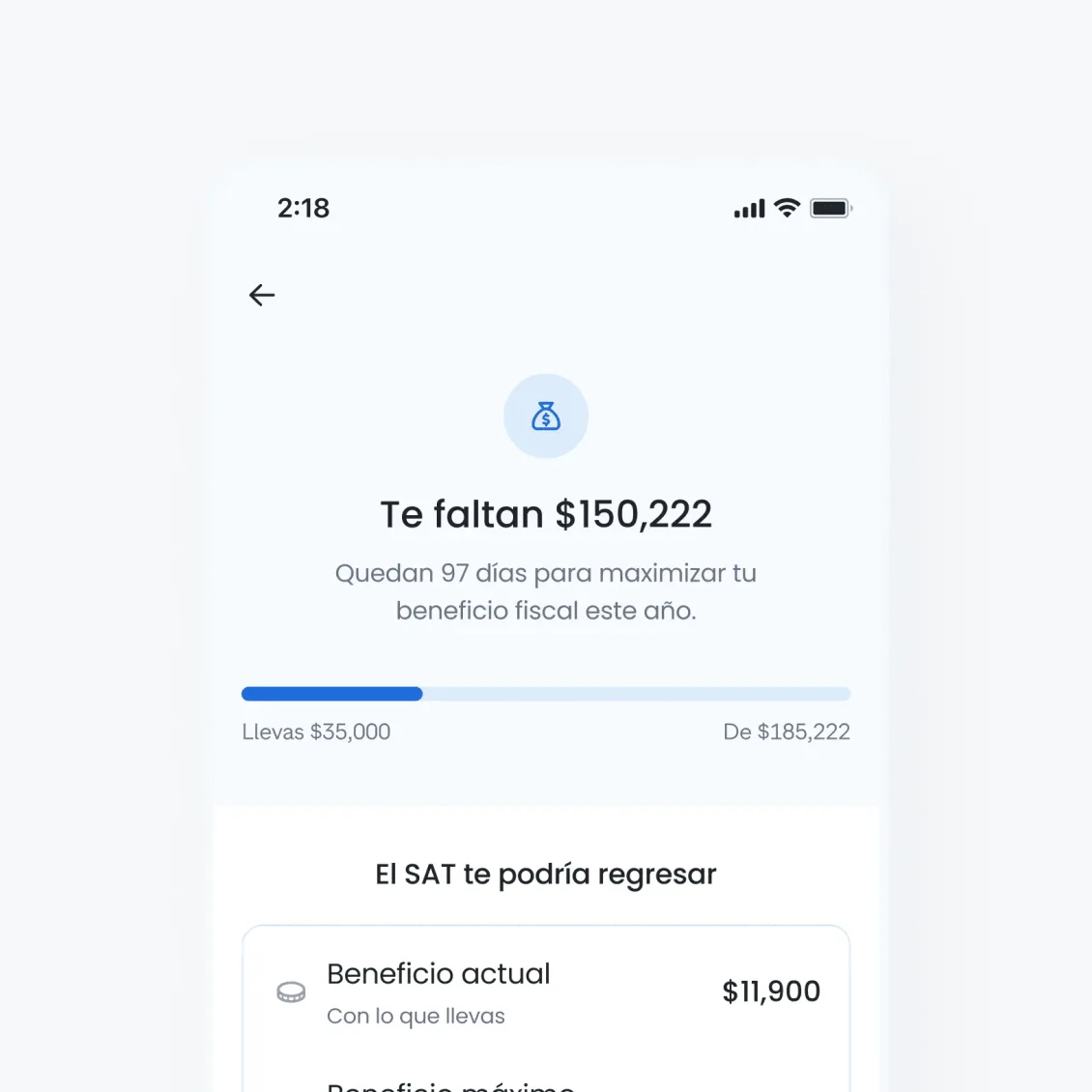 Imagen de Fintual: pantalla del beneficio fiscal del plan personal de retiro