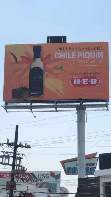 Espectacular de Salsa Kosh Chile Piquín