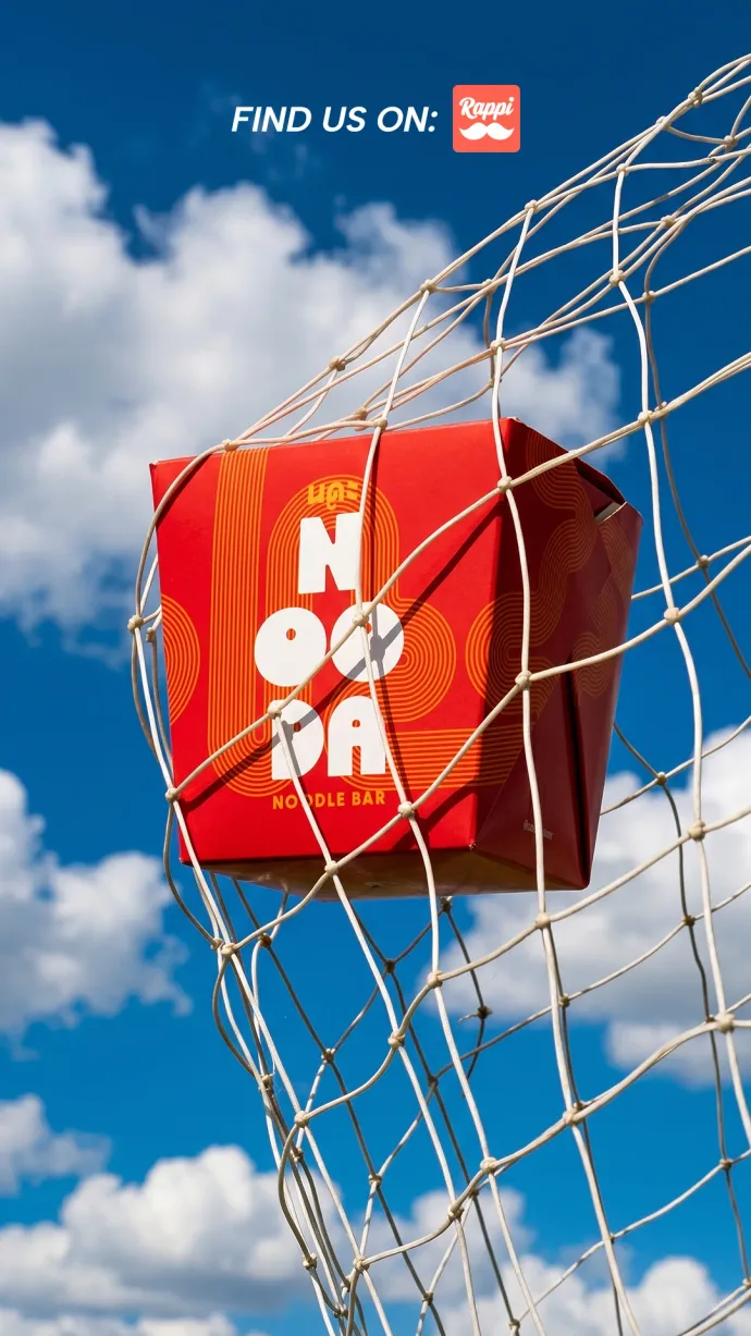 Story del Mundial: la cajita de Nooda en la red de una portería