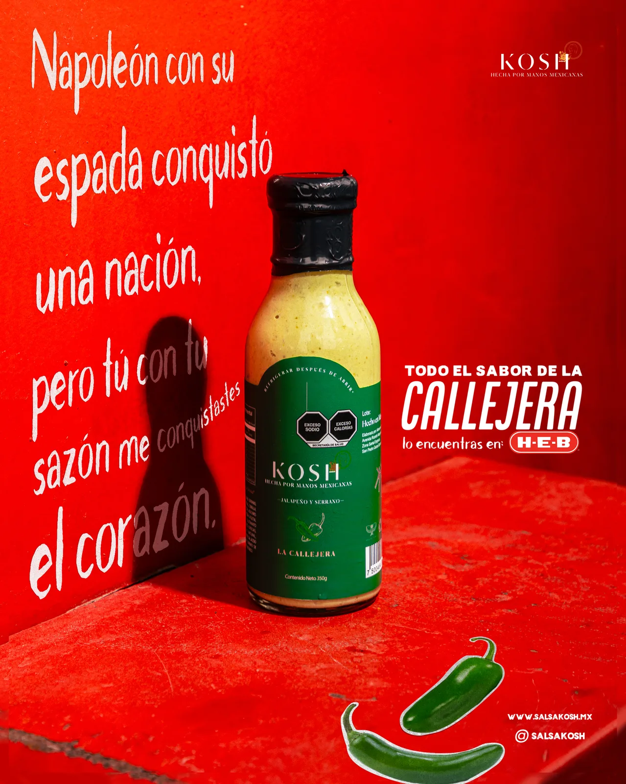 Pieza de La Callejera de Salsa Kosh: Napoleón con su espada