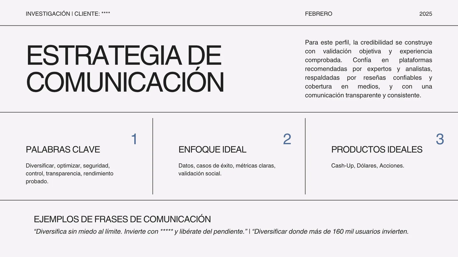 Estrategia de comunicación de Fintual: palabras clave, enfoque ideal y productos